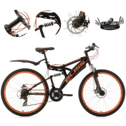 Rower Górski 26 Młodzieżowy MTB Pełna Amortyzacja Hamulce Tarczowe Góral