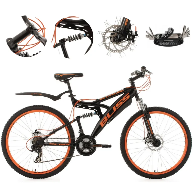 Rower Górski 26 Młodzieżowy MTB Pełna Amortyzacja Hamulce Tarczowe Góral