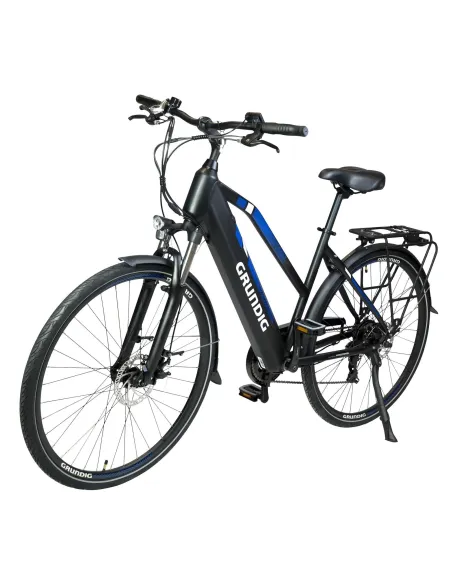 Elektryczny Rower Trekkingowy 28 ALU Damski Męski Wspomaganie Światła Bagaż - 13