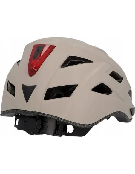 Kask Rowerowy Urban Dallas Regulowany 52-59 Wentylacja Podświetlenie LED