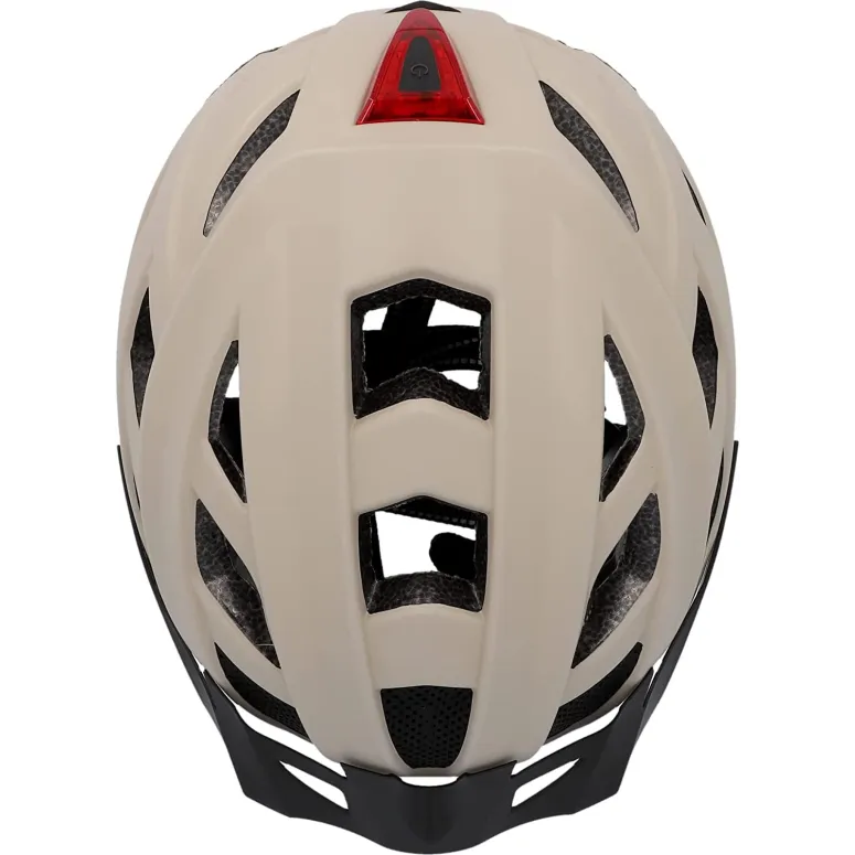 Kask Rowerowy Urban Dallas Regulowany 52-59 Wentylacja Podświetlenie LED