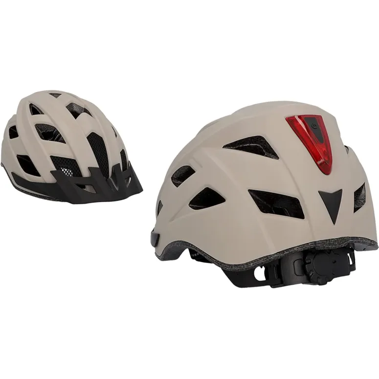 Kask Rowerowy Urban Dallas Regulowany 52-59 Wentylacja Podświetlenie LED