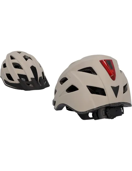 Kask Rowerowy Urban Dallas Regulowany 52-59 Wentylacja Podświetlenie LED