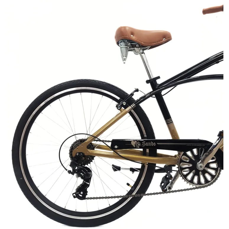 Rower Miejski Beach Cruiser 26 Damski Męski ALU Retro Dzwonek Błotniki Revo