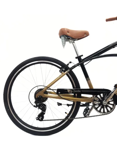 Rower Miejski Beach Cruiser 26 Damski Męski ALU Retro Dzwonek Błotniki Revo