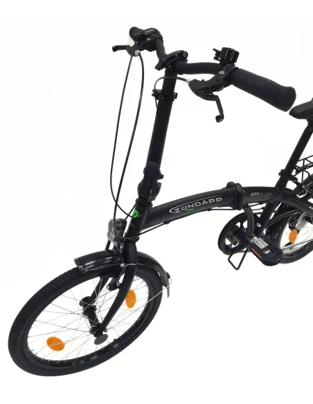 Rower Składany 20 Stal Męski Damski Miejski Składak Dzwonek Bagaż Światła