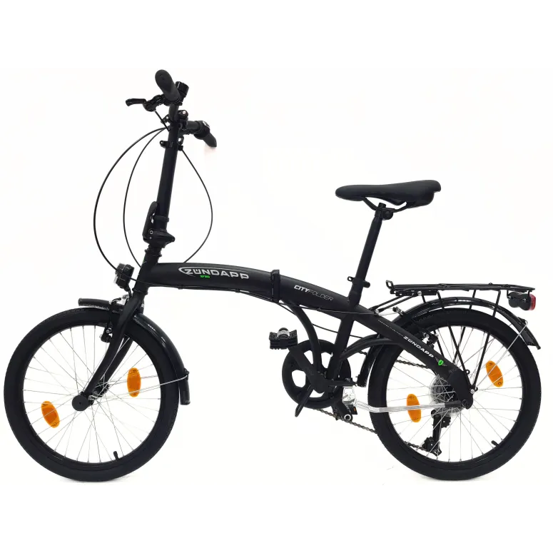 Rower Składany 20 Stal Męski Damski Miejski Składak Dzwonek Bagaż Światła
