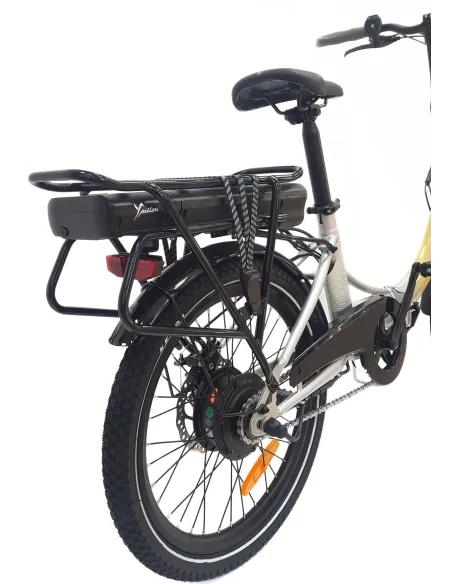 Elektryczny Rower Składany 20 Wspomaganie Błotniki Światła Bagażnik Dzwonek