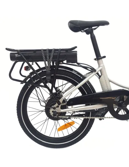 Elektryczny Rower Składany 20 Wspomaganie Błotniki Światła Bagażnik Dzwonek