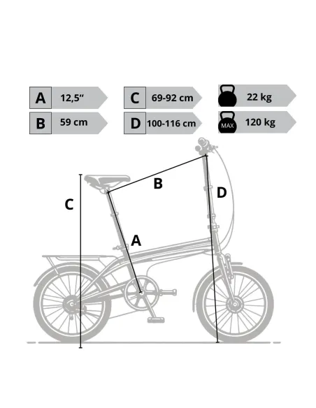 Elektryczny Rower Składany 20 Wspomaganie Błotniki Światła Bagażnik Dzwonek