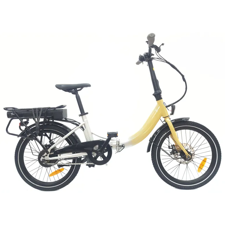 Elektryczny Rower Składany 20 Wspomaganie Błotniki Światła Bagażnik Dzwonek