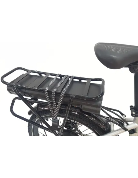 Elektryczny Rower Składany 20 Wspomaganie Błotniki Światła Bagażnik Dzwonek