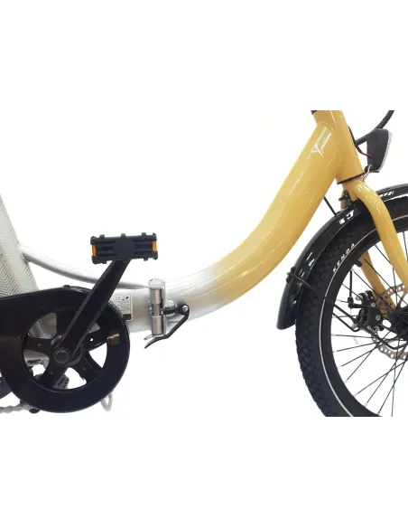 Elektryczny Rower Składany 20 Wspomaganie Błotniki Światła Bagażnik Dzwonek