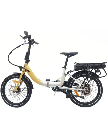 Elektryczny Rower Składany 20 Wspomaganie Błotniki Światła Bagażnik Dzwonek