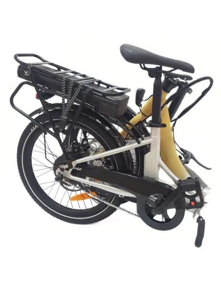 Elektryczny Rower Składany 20 Wspomaganie Błotniki Światła Bagażnik Dzwonek