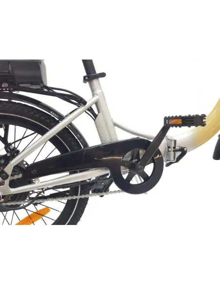 Elektryczny Rower Składany 20 Wspomaganie Błotniki Światła Bagażnik Dzwonek