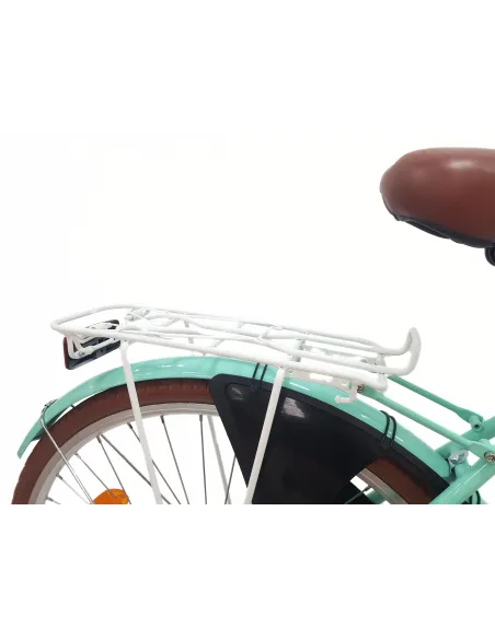 Rower Miejski Damski 28 Stal Bagażnik Dzwonek Koszyk Stopka Osłona Kontra