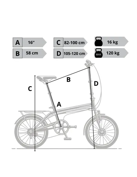 Rower Miejski Składany 20 Oświetlenie Dzwonek Stopka Błotniki Kontra Bagaż