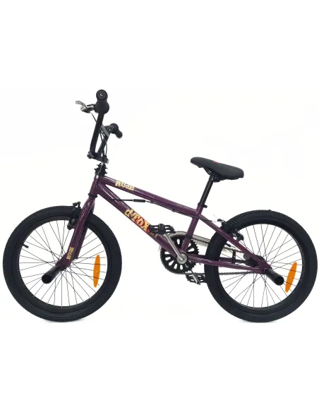 Rower BMX 20 Stalowy Młodzieżowy Kierownica Rotor 360° V-brake Pegi Osłona