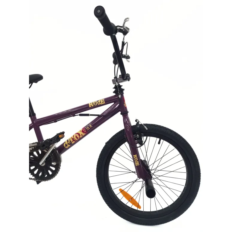 Rower BMX 20 Stalowy Młodzieżowy Kierownica Rotor 360° V-brake Pegi Osłona
