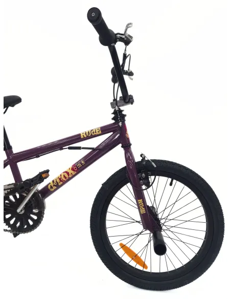 Rower BMX 20 Stalowy Młodzieżowy Kierownica Rotor 360° V-brake Pegi Osłona