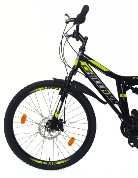 Rower Górski Młodzieżowy 26 MTB Amortyzacja Dzwonek Odblaski Tarcze Stopka