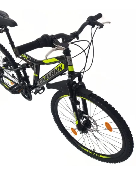 Rower Górski Młodzieżowy 26 MTB Amortyzacja Dzwonek Odblaski Tarcze Stopka