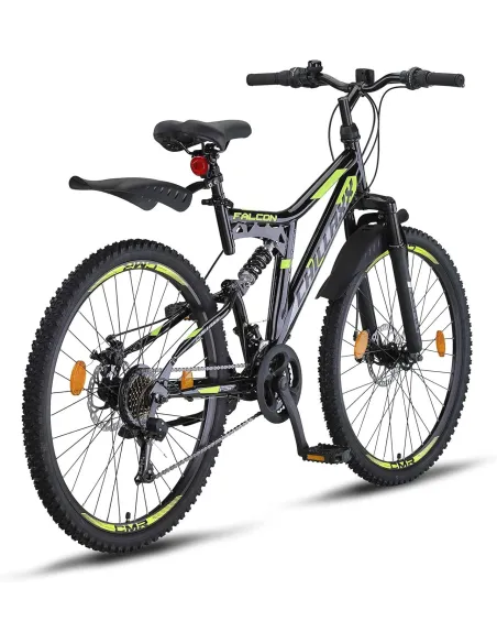 Rower Górski Młodzieżowy 26 MTB Amortyzacja Dzwonek Odblaski Tarcze Stopka