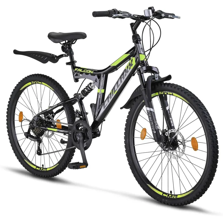 Rower Górski Młodzieżowy 26 MTB Amortyzacja Dzwonek Odblaski Tarcze Stopka