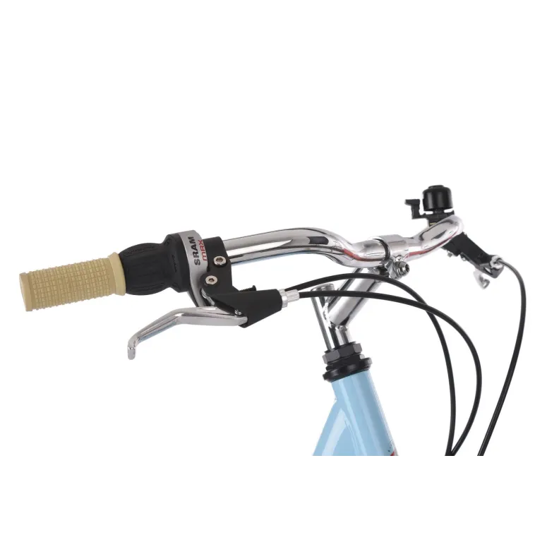 Rower Miejski Damski 26 Stalowy Bagażnik Oświetlenie Dzwonek Stopka Retro