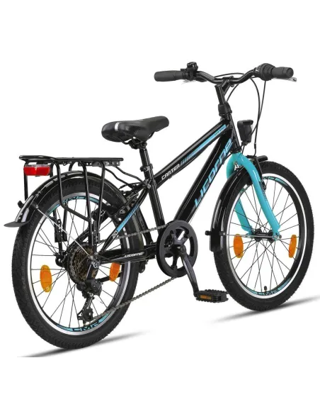 Rower Dziecięcy 20 Stalowy Stopka Światła Bagażnik Odblaski Dzwonek Revo