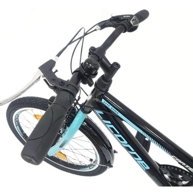 Rower Dziecięcy 20 Stalowy Stopka Światła Bagażnik Odblaski Dzwonek Revo