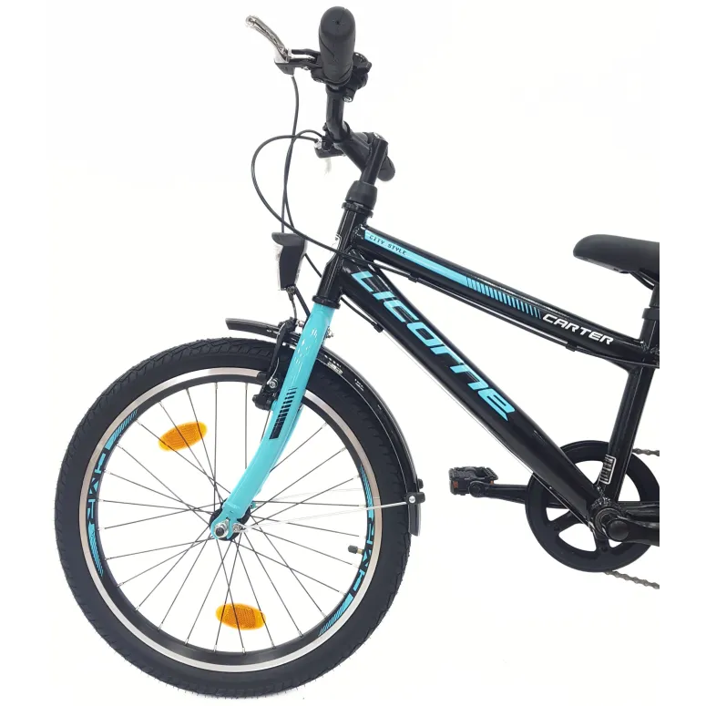 Rower Dziecięcy 20 Stalowy Stopka Światła Bagażnik Odblaski Dzwonek Revo