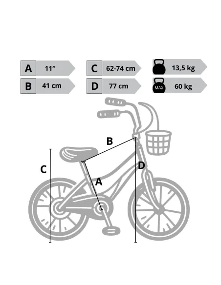 Rower Dziecięcy 20 Stalowy Stopka Światła Bagażnik Odblaski Dzwonek Revo