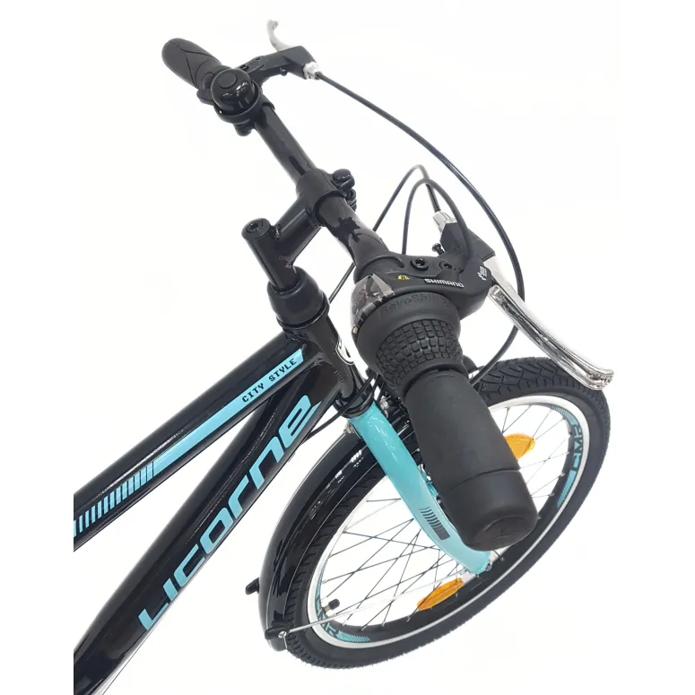 Rower Dziecięcy 20 Stalowy Stopka Światła Bagażnik Odblaski Dzwonek Revo