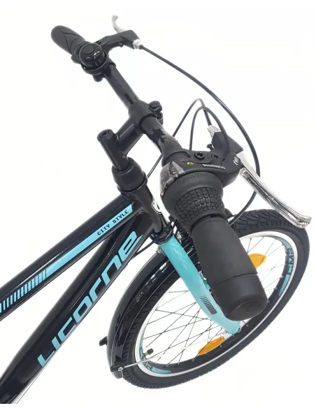 Rower Dziecięcy 20 Stalowy Stopka Światła Bagażnik Odblaski Dzwonek Revo