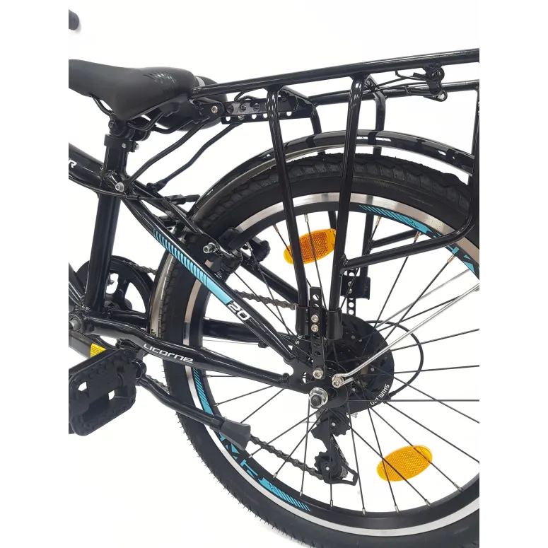 Rower Dziecięcy 20 Stalowy Stopka Światła Bagażnik Odblaski Dzwonek Revo