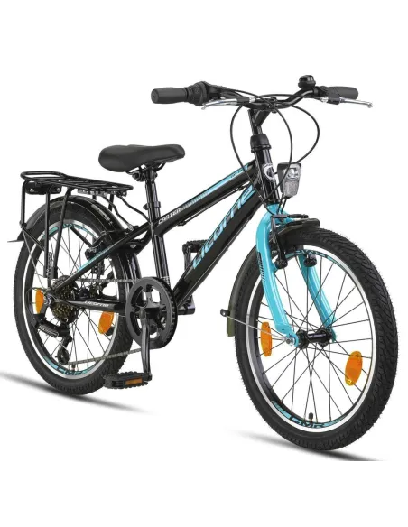 Rower Dziecięcy 20 Stalowy Stopka Światła Bagażnik Odblaski Dzwonek Revo