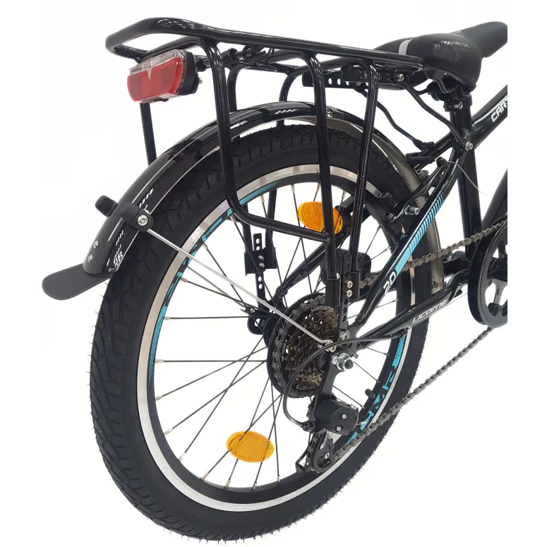 Rower Dziecięcy 20 Stalowy Stopka Światła Bagażnik Odblaski Dzwonek Revo
