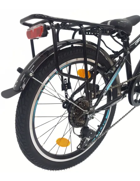 Rower Dziecięcy 20 Stalowy Stopka Światła Bagażnik Odblaski Dzwonek Revo