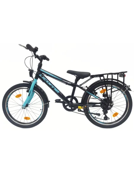 Rower Dziecięcy 20 Stalowy Stopka Światła Bagażnik Odblaski Dzwonek Revo