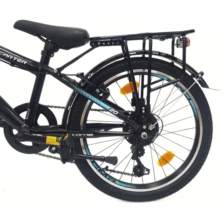 Rower Dziecięcy 20 Stalowy Stopka Światła Bagażnik Odblaski Dzwonek Revo