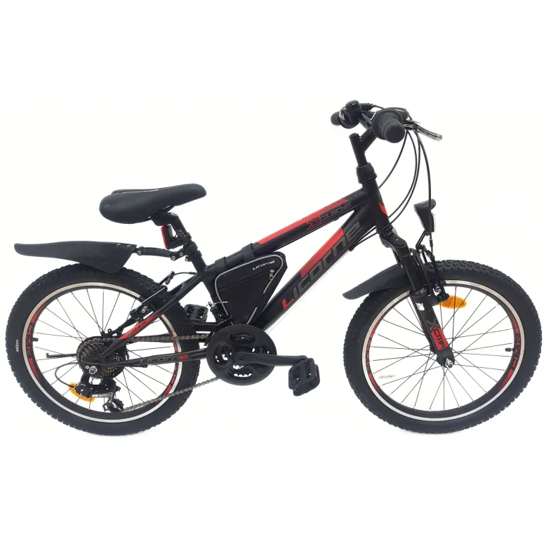 Rower Dziecięcy 20 MTB Dzwonek Odblaski Błotniki Sakwa Oświetlenie V-brake