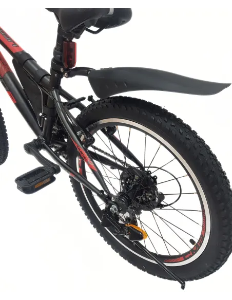 Rower Dziecięcy 20 MTB Dzwonek Odblaski Błotniki Sakwa Oświetlenie V-brake