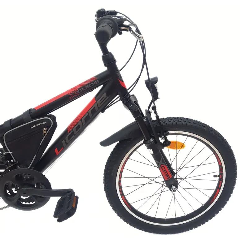 Rower Dziecięcy 20 MTB Dzwonek Odblaski Błotniki Sakwa Oświetlenie V-brake