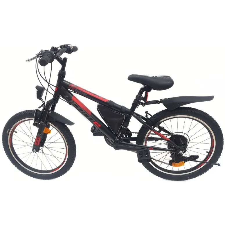 Rower Dziecięcy 20 MTB Dzwonek Odblaski Błotniki Sakwa Oświetlenie V-brake