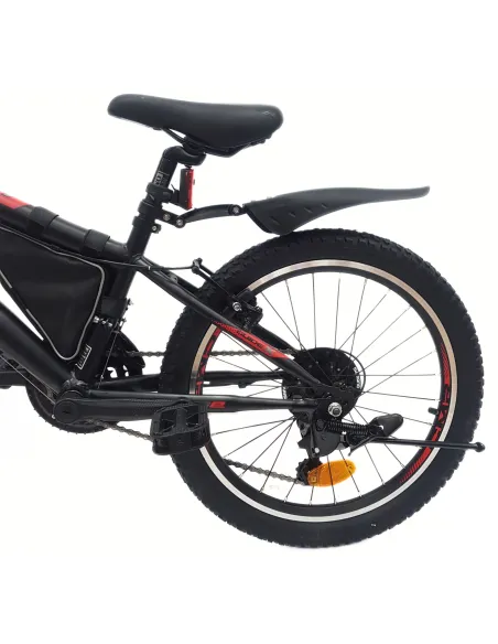 Rower Dziecięcy 20 MTB Dzwonek Odblaski Błotniki Sakwa Oświetlenie V-brake