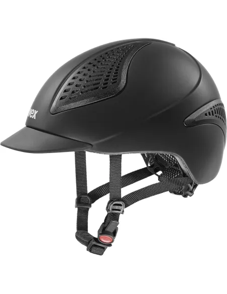 Kask Jeździecki Uvex Exxential II Z Wentylacją IAS 3D 56-61cm Czarny