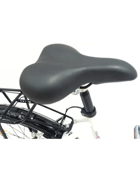 Rower Miejski Dziewczęcy 24 Dziecięcy Revo 21 bieg Stopka Bagażnik Dzwonek