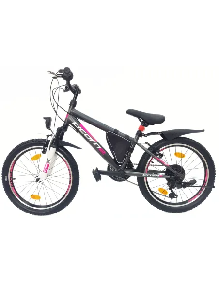 Rower Górski Dziecięcy 20 Dziewczęcy Dzwonek Sakwa Oświetlenie Odblaski